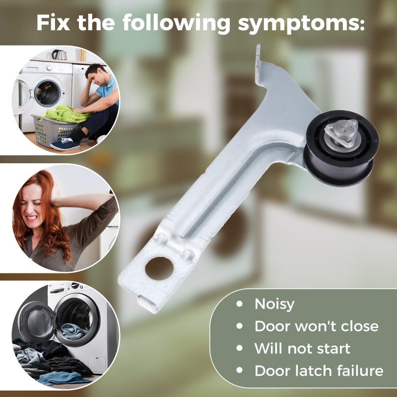 DRELD 8547174 Dryer Idler Pulley, Replace 8547174VP PS1487714 AP3890848 AP5983811 1201316 AH1487714, EA1487714, Replacement for Whirlpool, Maytag, Kenmore, Kitchen Aid - Image 5